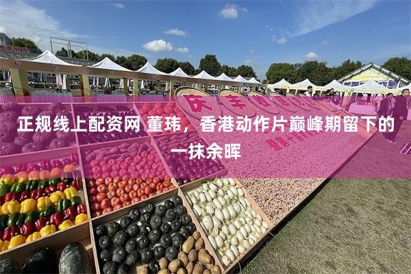 正规线上配资网 董玮，香港动作片巅峰期留下的一抹余晖