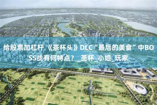 给股票加杠杆 《茶杯头》DLC“最后的美食”中BOSS战有何特点？_圣杯_小姐_玩家
