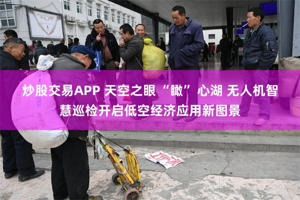 炒股交易APP 天空之眼 “瞰” 心湖 无人机智慧巡检开启低空经济应用新图景