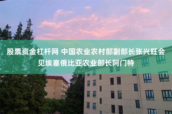 股票资金杠杆网 中国农业农村部副部长张兴旺会见埃塞俄比亚农业部长阿门特