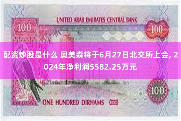 配资炒股是什么 奥美森将于6月27日北交所上会, 2024年净利润5582.25万元